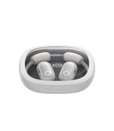 Baseus Eli Fit Open- Ear Headset Wireless Connectivity/Music USB Type-C Bluetooth White