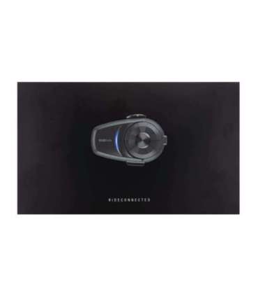 Sena 10S motorcycle intercom 4 channels 1600 m Black