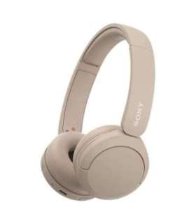 Sony WH-CH520 Headset Wireless Head-band Calls/Music USB Type-C Bluetooth Charging stand Cream