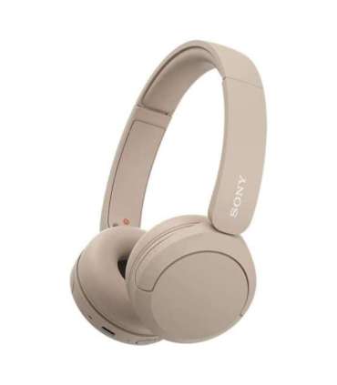 Sony WH-CH520 Headset Wireless Head-band Calls/Music USB Type-C Bluetooth Charging stand Cream