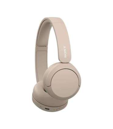 Sony WH-CH520 Headset Wireless Head-band Calls/Music USB Type-C Bluetooth Charging stand Cream