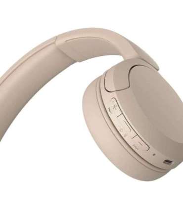 Sony WH-CH520 Headset Wireless Head-band Calls/Music USB Type-C Bluetooth Charging stand Cream