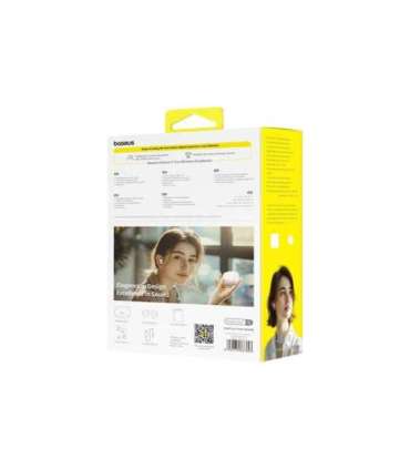 Baseus AirNora 3 - wireless TWS headphones (pink)