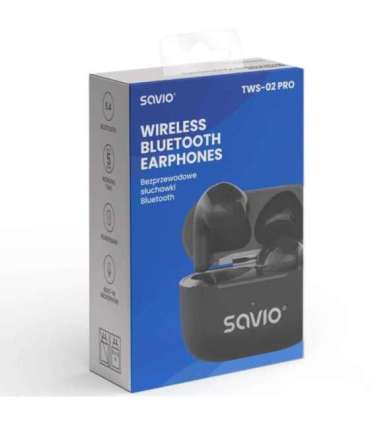 SAVIO TWS-02 PRO Wireless Headphones