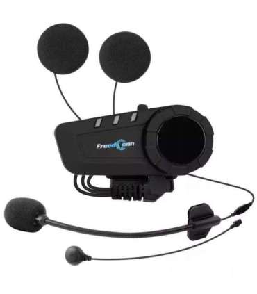 FREEDCONN R1 PLUS E motorcycle intercom Black
