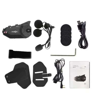 FREEDCONN R1 PLUS E motorcycle intercom Black