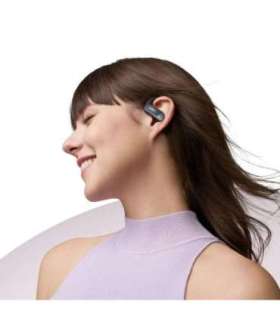 SHOKZ OpenFit Air Headset Wireless Ear-hook Calls/Music/Sport/Everyday Bluetooth Black