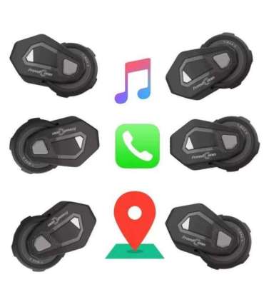 FREEDCONN T-MAX S V4 PRO SINGLE motorcycle intercom Black