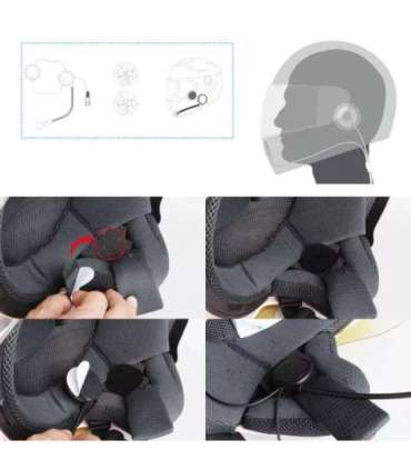 Headset FREEDCONN L1M motorcycle intercom Black