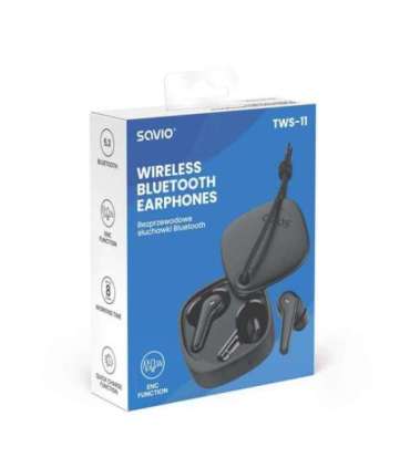 SAVIO Wireless BLUETOOTH 5.3 TWS-11 headphones