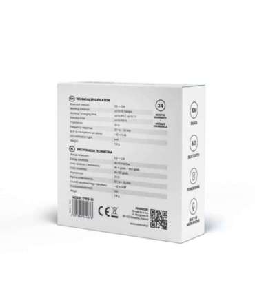 Savio TWS-01 Wireless Bluetooth Earphones, White