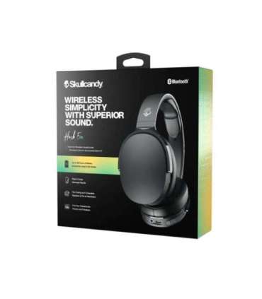 Skullcandy Hesh Evo Headphones Wired & Wireless Head-band Calls/Music USB Type-C Bluetooth Black