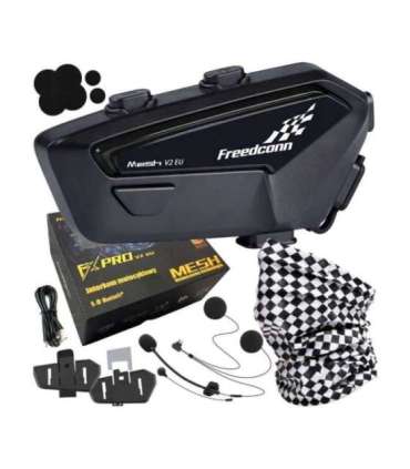 FreedConn FX Pro V2 EU MESH motorcycle intercom