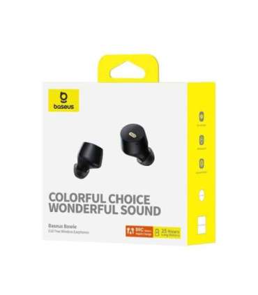 Baseus Bowie E18 - TWS in-ear wireless headphones, black