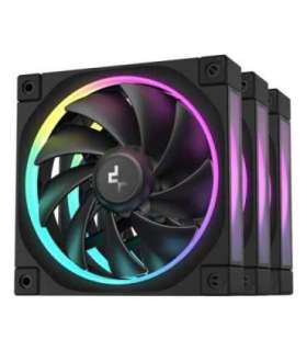 DeepCool FL12-3 in 1 Computer case Fan 12 cm Black 3 pc(s)