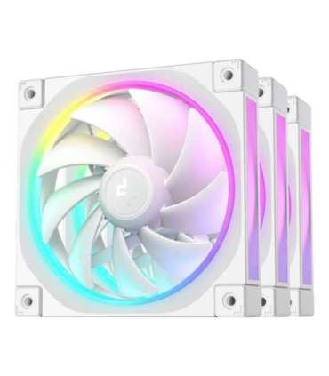 DeepCool FL12 WH-3 in 1 Computer case Fan 12 cm White 3 pc(s)