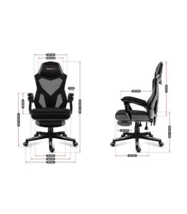 Huzaro Combat 3.0 Gaming armchair Mesh seat Black, Grey
