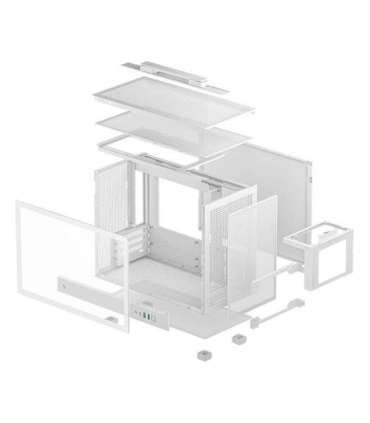 DeepCool CH160 PLUS WH Small Form Factor (SFF) White