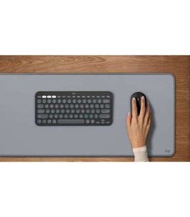 Logitech 910-007015 mouse Travel Ambidextrous RF Wireless + Bluetooth Optical 4000 DPI