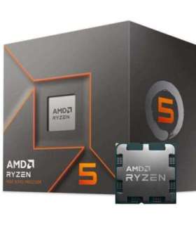 AMD 100-100001591BOX Ryzen 5 8400F CPU, AMD AM5, 6-Core HT, 4,2 GHz, 16 MB L3, BOX