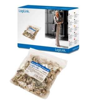 MP0003 CAT5e Modular PlugSuitable for 8P8C Round CableConnector shieldedGold-plated contacts