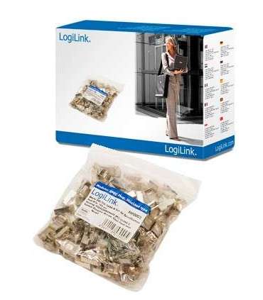 MP0003 CAT5e Modular PlugSuitable for 8P8C Round CableConnector shieldedGold-plated contacts