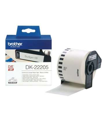 Brother DK-22205 Continuous Length Paper Label White DK 30.5 m