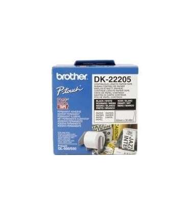 Brother DK-22205 Continuous Length Paper Label White DK 30.5 m