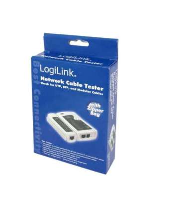 Logilink Cable tester for RJ11, RJ12 and RJ45 with remote unit