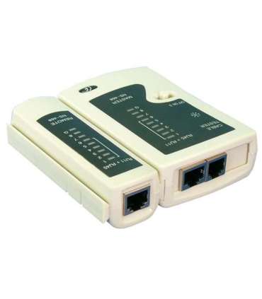 Logilink Cable tester for RJ11, RJ12 and RJ45 with remote unit
