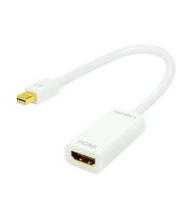 Logilink Adapter Mini DisplayPort to HDMI with Audio: Grey Mini DisplayPort HDMI A 0.1 m