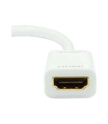 Logilink Adapter Mini DisplayPort to HDMI with Audio: Grey Mini DisplayPort HDMI A 0.1 m