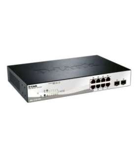 D-LINK DGS-1210-10P, Gigabit Smart III Switch with 8 10/100/1000Base-T PoE ports and 2 combo 1000Base-T/MiniGBIC (SFP)