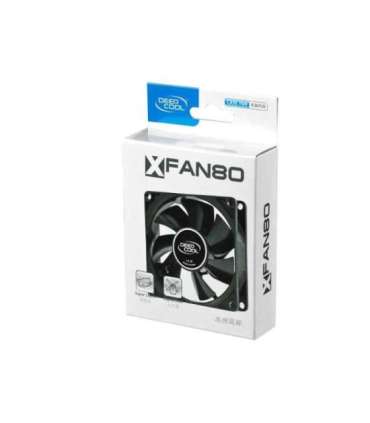 80mm case ventilation fan, 2 Pin hydro bearing, Deepcool