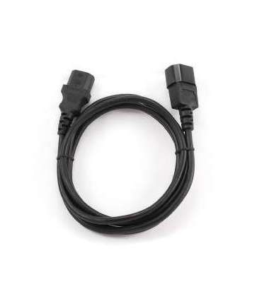 Cablexpert PC-189-VDE power extension cable 1.8 meter Black C14 coupler C14 coupler