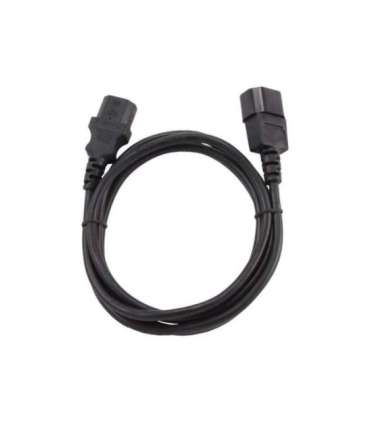 Cablexpert PC-189-VDE power extension cable 1.8 meter Black C14 coupler C14 coupler