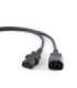 Cablexpert PC-189-VDE power extension cable 1.8 meter Black C14 coupler C14 coupler