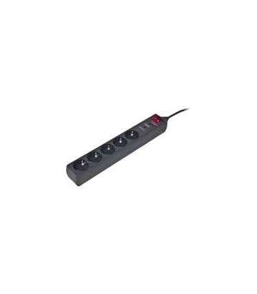 Surge Protector SPG5-C-5/ 1.5 m/ 5 Sockets/ Black