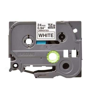 Brother TZ-251 Laminated Tape Black on White TZe 8 m 2.4 cm