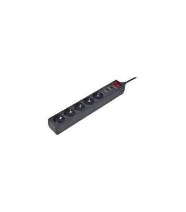Surge Protector SPG5-C-15/ 4.5 m/ 5 Sockets/ Black