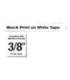 Brother TZe-221 Laminated Tape Black on White TZe 8 m 9 cm