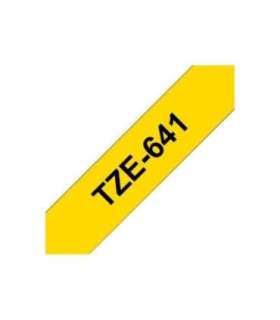 Brother TZe-641 Laminated Tape Black On Yellow TZe 8 m 1.8 cm