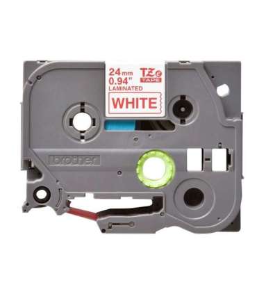 Brother TZe-252 Laminated Tape Red on White TZe 8 m 2.4 cm