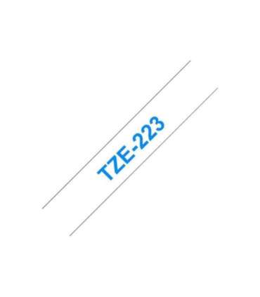 Brother TZe-223 Laminated tape Blue on White TZe 8 m 0.9 cm