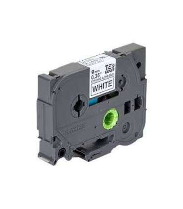 Brother TZe-S221 Strong Adhesive Laminated Tape Black on White TZe 8 m 9 cm