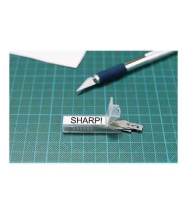 Brother TZe-S221 Strong Adhesive Laminated Tape Black on White TZe 8 m 9 cm