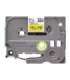 Brother TZe-611 Laminated Tape Black on Yellow TZe 8 m 6 cm