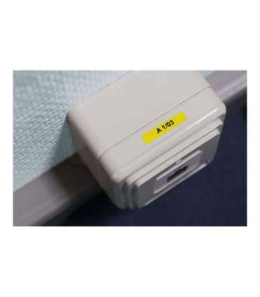 Brother TZe-611 Laminated Tape Black on Yellow TZe 8 m 6 cm