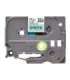 Brother TZe-731 Laminated Tape Black on Green TZe 8 m 1.2 cm