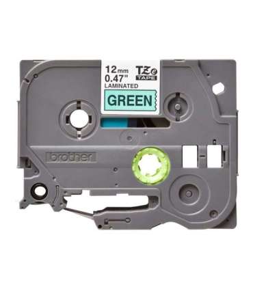 Brother TZe-731 Laminated Tape Black on Green TZe 8 m 1.2 cm